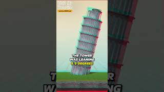 Will it fall? The Leaning Tower of Pisa's Future Unveiled! 🕰️🏗️ #architecture #construction #short