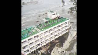 東日本大震災の津波に耐え震災遺産に登録された荒浜小学校