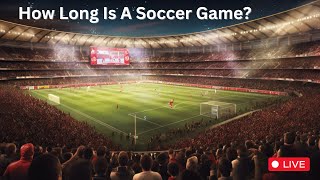 How Long Is A Soccer Game? 🔥 #SoccerDuration #FootballTime #90Minutes #SoccerRules #UEFA #FIFA