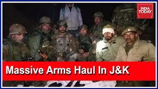 Indian Army Recover Huge Cache Of Arms & Ammunition In Kathua, J&K