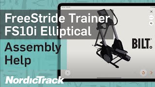 FreeStride Trainer FS10i Elliptical (NTEL71320.2): How to Assemble