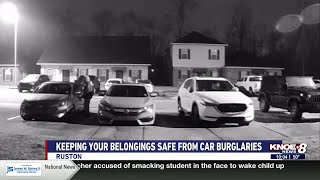 Keeping your vehicle safe from car burglaries
