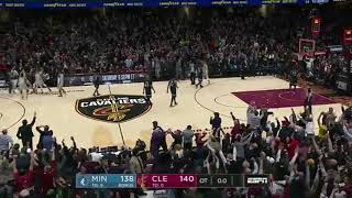 LEBRON JAMES CLUTCH FADEAWAY BUZZER BEATER TO WIN THE GAME WITH 1 SEC TO SHOOT IT!!!!