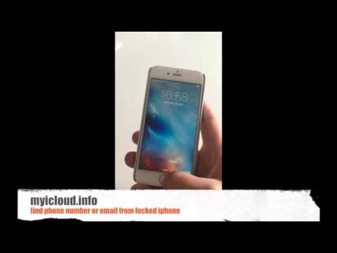 how find phone number, email from locked iphone how find phone number, email from locked iphone