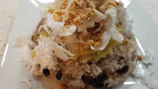 Black Bean Sticky Rice(Xoi Dau Den )黑豆糯米饭
