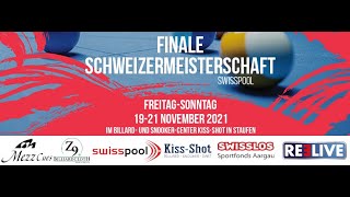 Schweizermeisterschaften Finale 2021 - Stream 3 Tag 2 Powered by Swisspool,-Billard TV- CH \u0026 Reelive