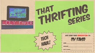 Tech Thrift Haul - Audio Tech...Nica - That Thrifting Series Ep. 22