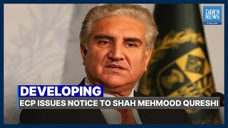 ECP Issues Notice To Shah Mehmood For Visiting Polling Stations| Developing | Dawn News English