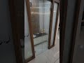 pooja room fluted glass double door and itching design glass hyderabad