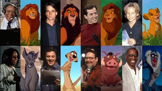 The Lion King | Voice Actors & Songs | Behind The Scenes | Side By Side Comparison