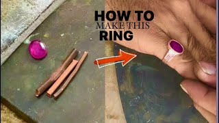 Handmade Copper Ring | Tambe Ki Anguthi kaise banate hai