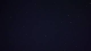 2021年8月10日の夜空　たくさんの人工衛星と流星　4k動画