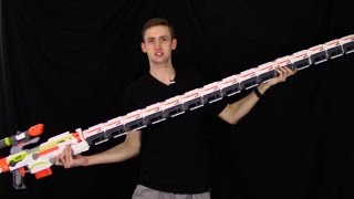 WORLD'S LONGEST NERF GUN?!