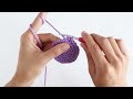 how to crochet mini bobble stitch mini bo beginner amigurumi tutorial