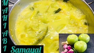 தக்காளிக்காய் பால் கறி /How to Make Green Tomato Paal Curry