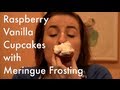 Raspberry Vanilla Cupcakes (Gluten-free, Grain-free, Dairy-free)