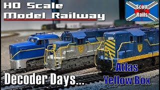 DCC Decoder Installation On An Atlas Yellow Box Diesel Locomotive