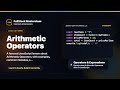 Arithmetic Operators Explained | FullStack Masterclass JavaScript Course