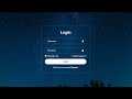 Transparent Animated Login Form Using HTML and CSS Tutorial | Free Source Code