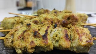 Chicken Malai Tikka Recipe • Chicken Malai Tikka Without Tandoor • Murgh Malai Tikka On Gas Stove