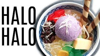 HALO-HALO Filipino shaved ice dessert 🇵🇭