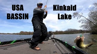 USA Bassin on Kinkaid Lake with My Dad