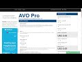 AVO Pro Introduction