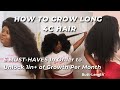 5 Must Haves in Your Hair Routine to Unlock 1in+ of Hair Growth per Month| How To Grow Long 4C Hair