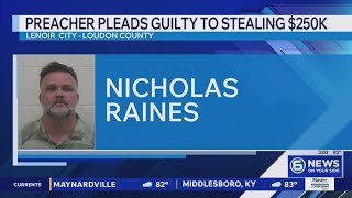 Former pastor pleads guilty to stealing from Lenoir City church