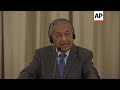 Malaysian PM Mahathir Mohamad meets Thai counterpart