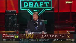 Washington Football Team Selects Jamin Davis with the 19th Overall Pick | 2021 NFL Draft Highlights