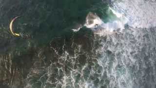 Reo Stevens and Keahi de Aboitiz Kitesurfing with the DJI Phantom