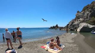 Crete Preveli beach / Παραλία Πρέβελη  Griffon Vulture landing (GoPro 7) 2022