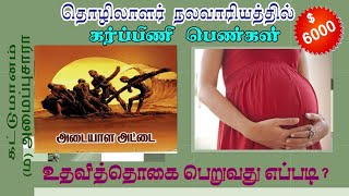 தொழிலாளர் நலவாரியத்தில் கர்ப்பிணி பெண்கள் உதவித்தொகை பெறுவது எப்படி | Nalavariyam pregnant claim