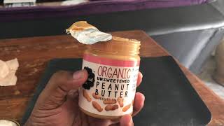 Unsweetened Organic Peanut Butter for KETO Diet