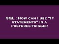 SQL : How can I use 