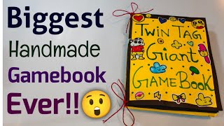 Biggest handmade gamebook ever🤯🤯 DIY Giant Paper Gamebook 🤓Diy Paper Gamebook🤫🤩 Diy Paper Craft Idea