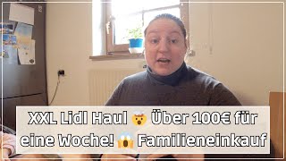 XXL Lidl Food Haul: Über 100€ Wocheneinkauf für 5 Personen – Was habe ich gekauft?! | Big Mary