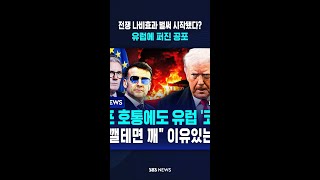 전쟁 나비효과 벌써 시작됐다?...유럽에 퍼진 공포 / SBS / #shorts