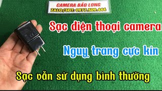 Camera nguỵ trang sạc điện thoại , hàng mới quay siêu nét nguỵ trang cực khó phát hiện