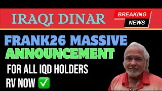 Iraqi dinar 🔥 Dinar Talks ✅ LATEST IQD RATE  | IQD RV | IQD VALUE | New Exchange RATE