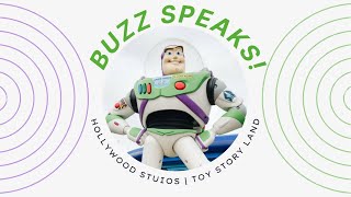 Buzz Lightyear Figure Voice Lines | Toy Story Land, Hollywood Studios | 2022