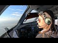 Beautiful Female Pilots In Cockpit | Airplane Take Off | Pilot View