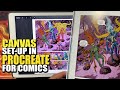 Procreate Comic Book Canvas Size Set-up and Other Print Stuff