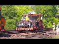 the trains must roll part two following norfolk southern railroad s tie u0026 surfacing gang 8