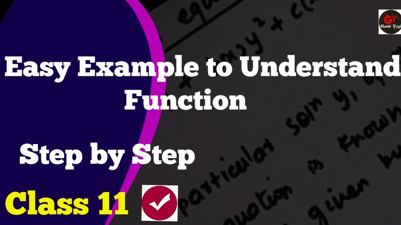 Function Class 11 | Function From A To B | Easy Example To Learn ...