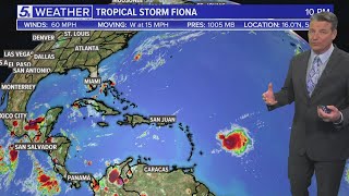 Update on Tropical Storm Fiona