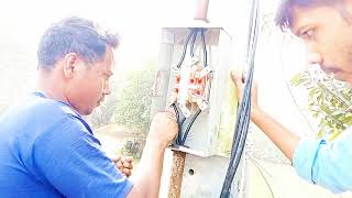 থ্রী ফেজ সকেট কানেকশন শিল্প গ্রাহকের #entertainment #electrical #new #construction #electricity ##