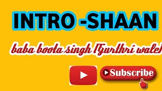 DIWAAN INTRO -SHAAN |Instrumental| | Baba Boota Singh Gurthri Wale #intro #instrumentals