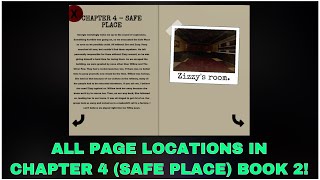 ALL PAGE LOCATIONS IN CHAPTER 4 *SAFE PLACE* BOOK 2! (ROBLOX PIGGY)